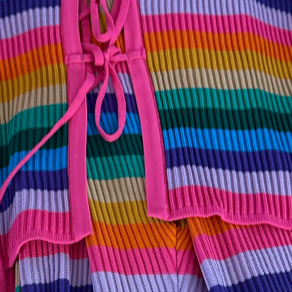 PSC Rainbow stripe knit top and trousers - Picture 6 of 10